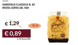 Prezzemolo e Vitale Garofalo classica n. 82 mista corta offerta