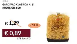 Prezzemolo e Vitale Garofalo classica n. 31 ruote offerta