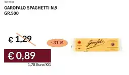 Prezzemolo e Vitale Garofalo spaghetti n.9 offerta