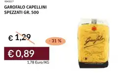 Prezzemolo e Vitale Garofalo capellini spezzati offerta