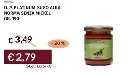 Prezzemolo e Vitale O. p. platinum sugo alla norma senza nickel offerta