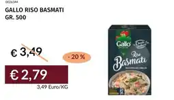 Prezzemolo e Vitale Gallo riso basmati offerta