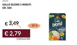 Prezzemolo e Vitale Gallo blond 5 minuti offerta
