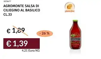 Prezzemolo e Vitale Agromonte salsa di ciliegino al basilico offerta