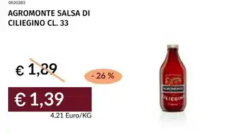 Prezzemolo e Vitale Agromonte salsa di ciliegino offerta