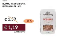 Prezzemolo e Vitale Rummo penne rigate integrali offerta