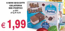 èccoMI 6 mini biscotti gelateria dei portici offerta