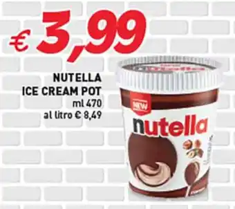 Coal City Nutella ice cream pot offerta