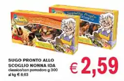 èccoMI Sugo pronto allo scoglio nonna ida offerta