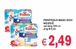 èccoMI Fruttolo maxi duo NESTLÉ offerta