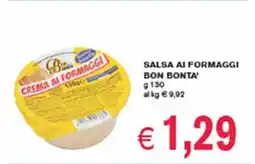 èccoMI Salsa ai formaggi BON BONTA' offerta