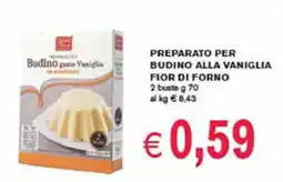 èccoMI Preparato per budino alla vaniglia FIOR DI FORNO offerta