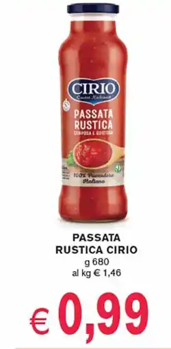 èccoMI Passata rustica CIRIO offerta