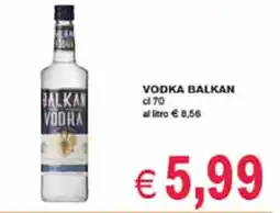 èccoMI Vodka balkan offerta