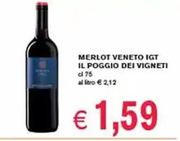 èccoMI Merlot veneto igt il poggio dei vigneti offerta