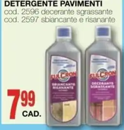 Mondo Brico FULCRON Detergente pavimenti offerta