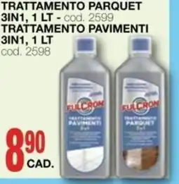 Mondo Brico FULCRON Trattamento parquet 3in1, 1 lt offerta
