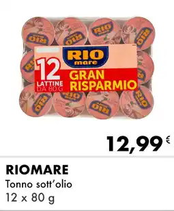 Iper Tosano RIOMARE Tonno sott'olio offerta
