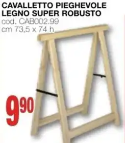 Mondo Brico CAVALLETTO Pieghevole legno super robusto offerta
