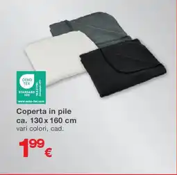 KiK Coperta in pile ca. 130 x 160 cm offerta