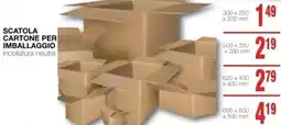Mondo Brico SCATOLA Cartone per imballaggio offerta