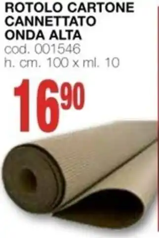 Mondo Brico ROTOLO Cartone cannettato onda alta offerta