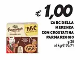 Supermercato Coal L'abc della merenda con crostatina parmareggio offerta