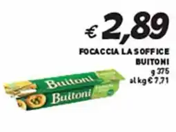 Supermercato Coal Focaccia la soffice BUITONI offerta