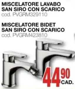 Mondo Brico Miscelatore lavabo SAN SIRO con scarico offerta