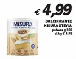 Supermercato Coal Dolcificante misura stevia offerta