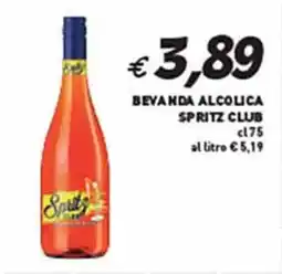 Supermercato Coal Bevanda alcolica SPRITZ CLUB offerta