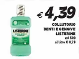 Supermercato Coal Collutorio denti e gengive LISTERINE offerta