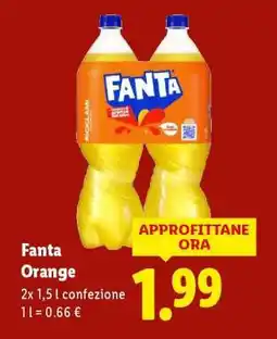 Lidl Fanta Orange offerta