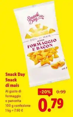 Lidl Snack Day Snack di mais offerta