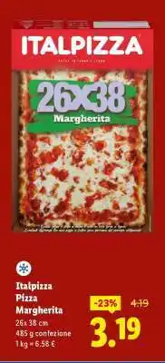 Lidl ITALPIZZA PIZZA MARGHERITA offerta