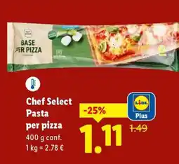 Lidl Chef Select Pasta per pizza offerta