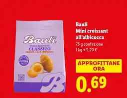 Lidl Bauli Mini croissant all'albicocca offerta
