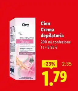 Lidl Cien Crema depilatoria offerta