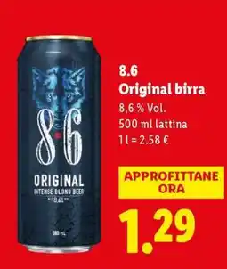 Lidl 8.6 Original Birra offerta