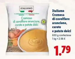 Lidl Italiano Cremosa di cavolfiore arancione, carote e patate dolci offerta