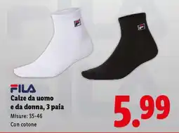Lidl Calze da uomo e da donna, 3 paia offerta