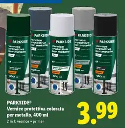 Lidl PARKSIDE Vernice protettiva colorata per metallo, 400 ml offerta