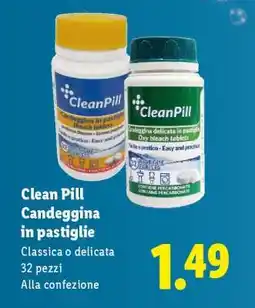 Lidl Clean Pill Candeggina in pastiglie offerta