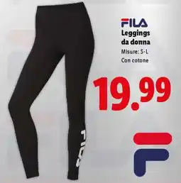 Lidl Fila Leggings da donna offerta