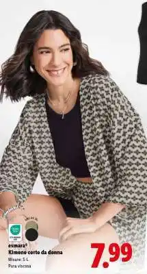 Lidl Kimono corto da donna offerta