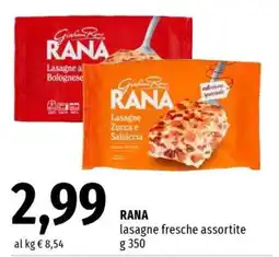 Famila RANA lasagne fresche assortite offerta