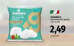 Famila GRANAROLO mozzarella alta qualità offerta