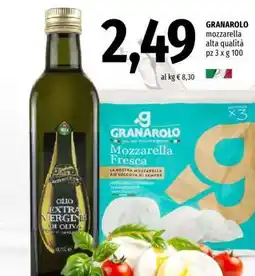 Famila GRANAROLO mozzarella alta qualità offerta