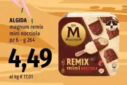 Famila ALGIDA magnum remix mini nocciola offerta