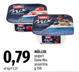 Famila MÜLLER yogurt linea Mix assortita offerta